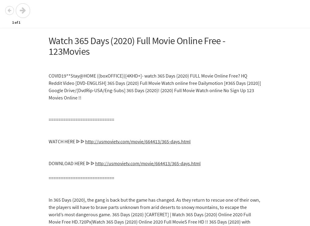365 Days Full Movie English Free Dailymotion
