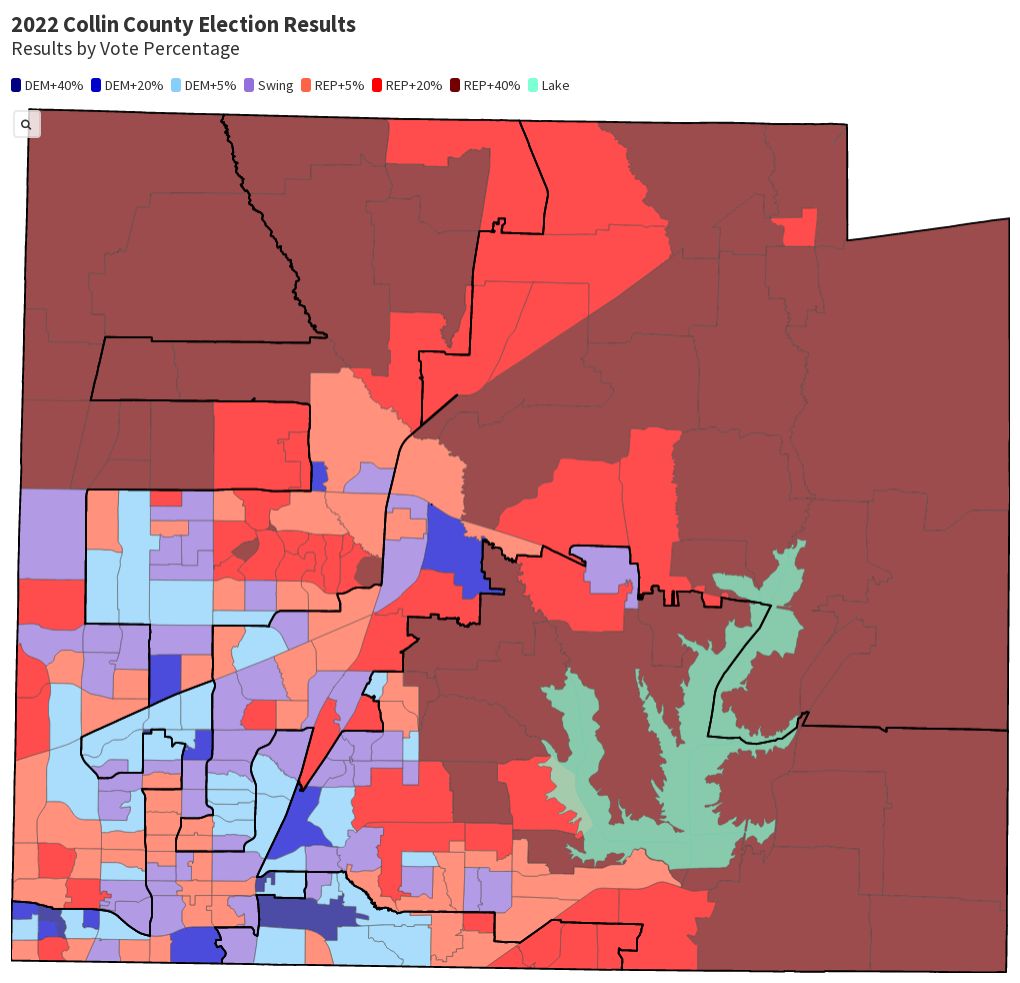 2022 Collin County Election Results by Flourish