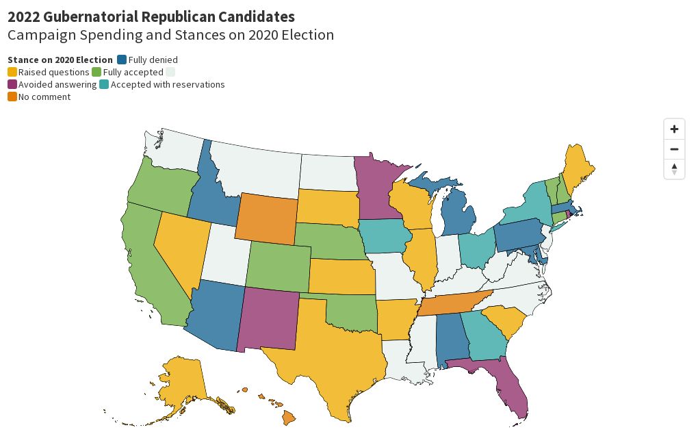 2022 Gubernatorial Republican Candidates Final Crystal Ball Ratings