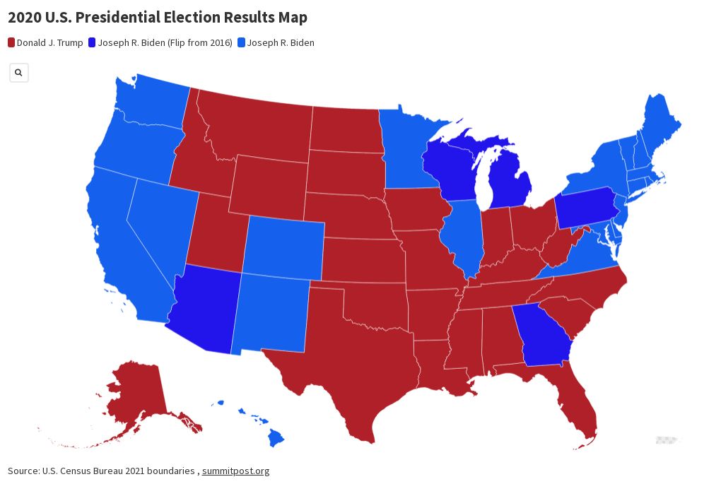 2020 Presidential Election Electoral College Map Flourish 