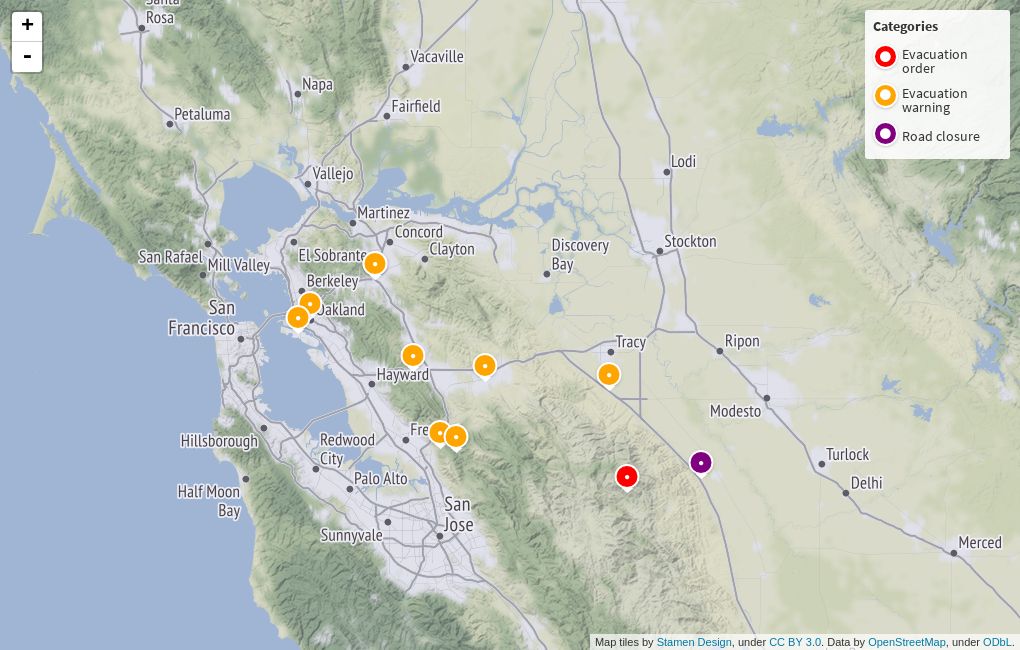 Alameda Evacuation Map  Flourish