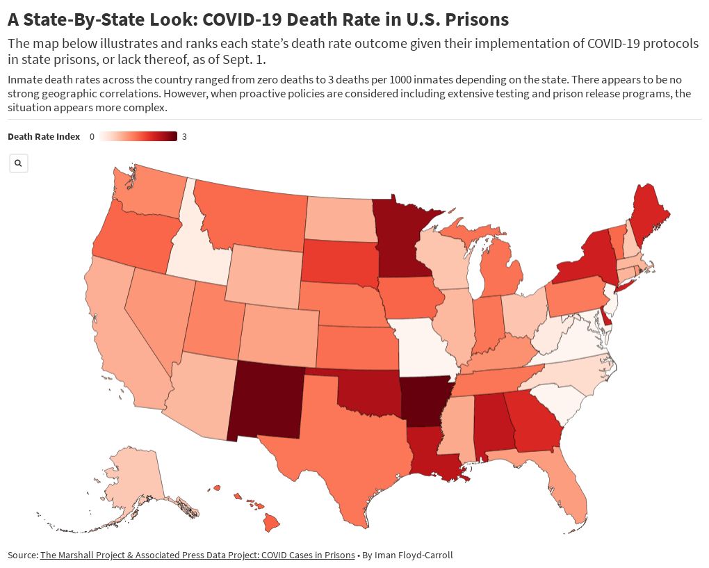 COVID Death Rate Map Final Flourish