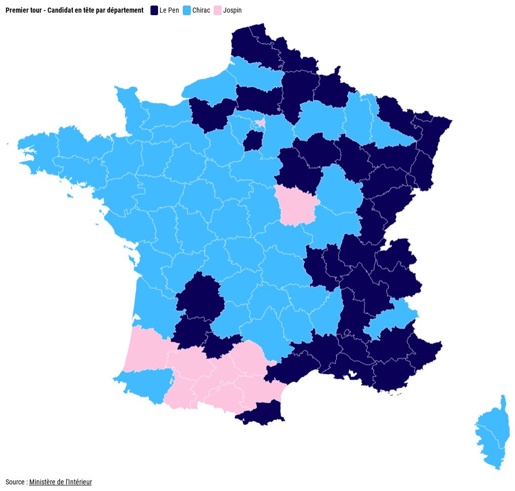 1er tour election 2002