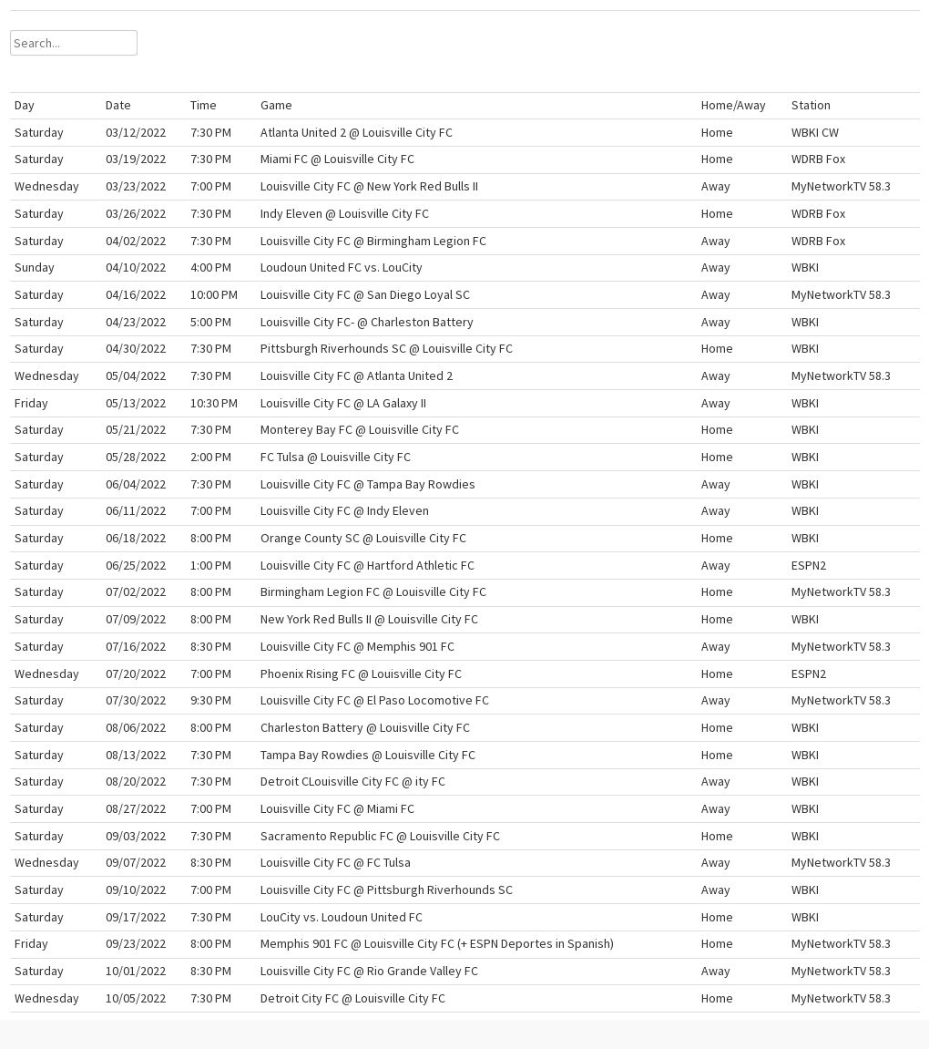 2023 louisville city fc schedule louisville city fc
