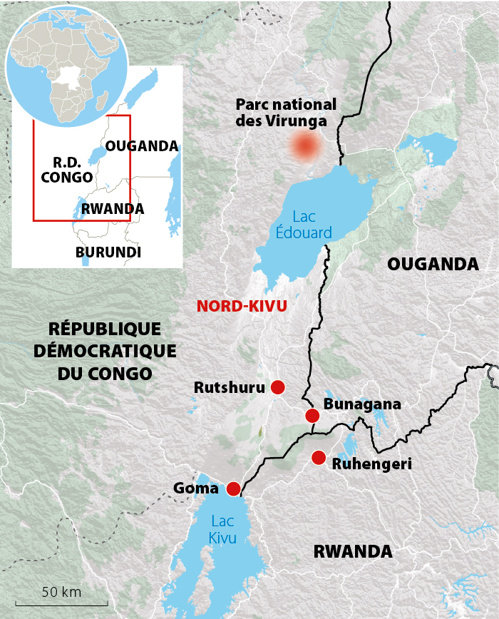 Événement du compliqué saumon curps couteau Rwanda