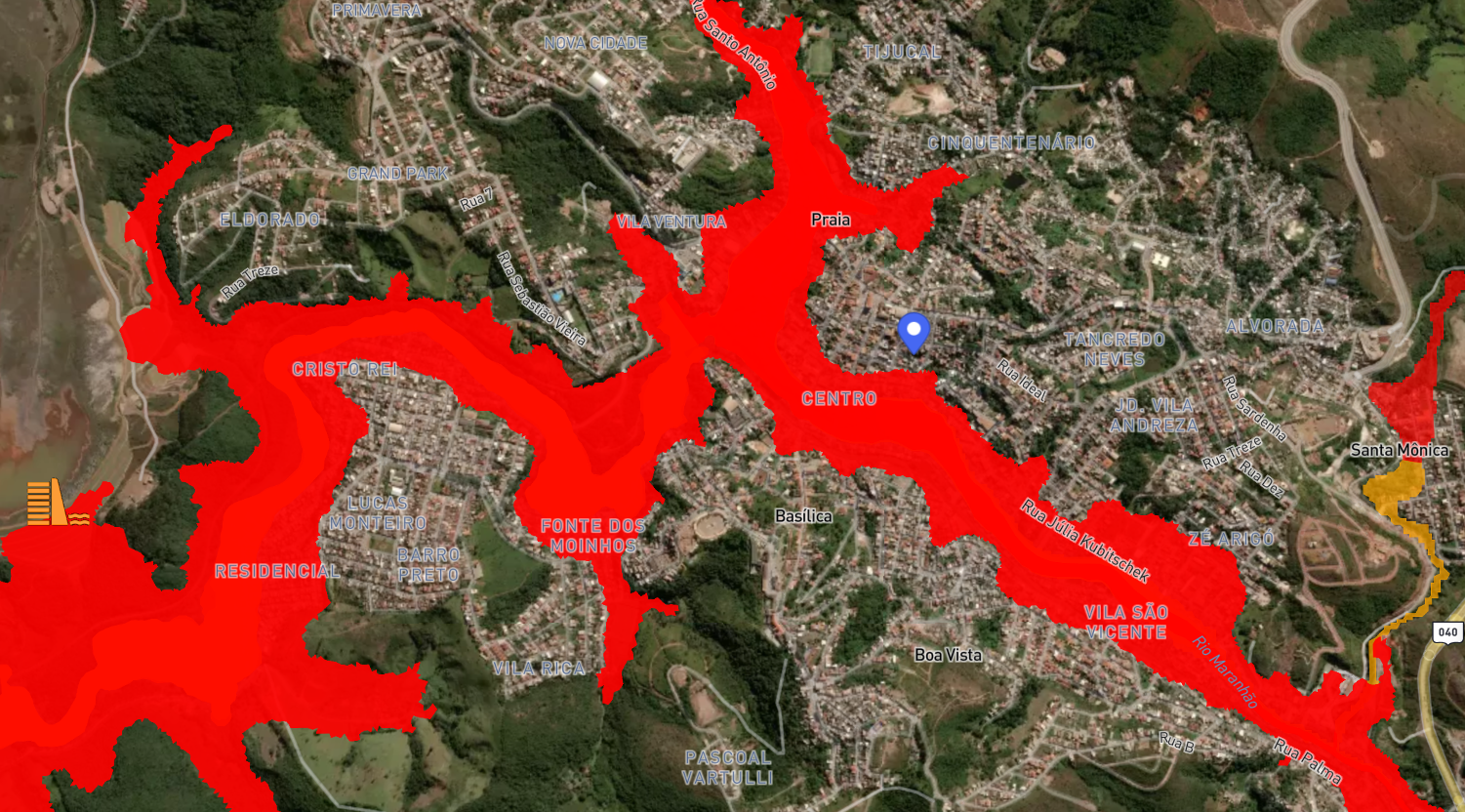 Congonhas e Jeceaba passam por simulado de emergência de barragens - Gerais  - Estado de Minas