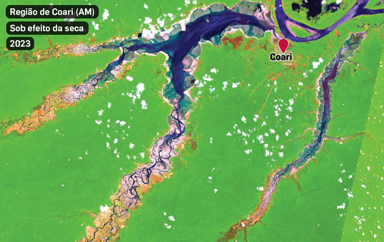 Seca no as deixa cidades isoladas e com escassez de alimento -  Amazônia Real