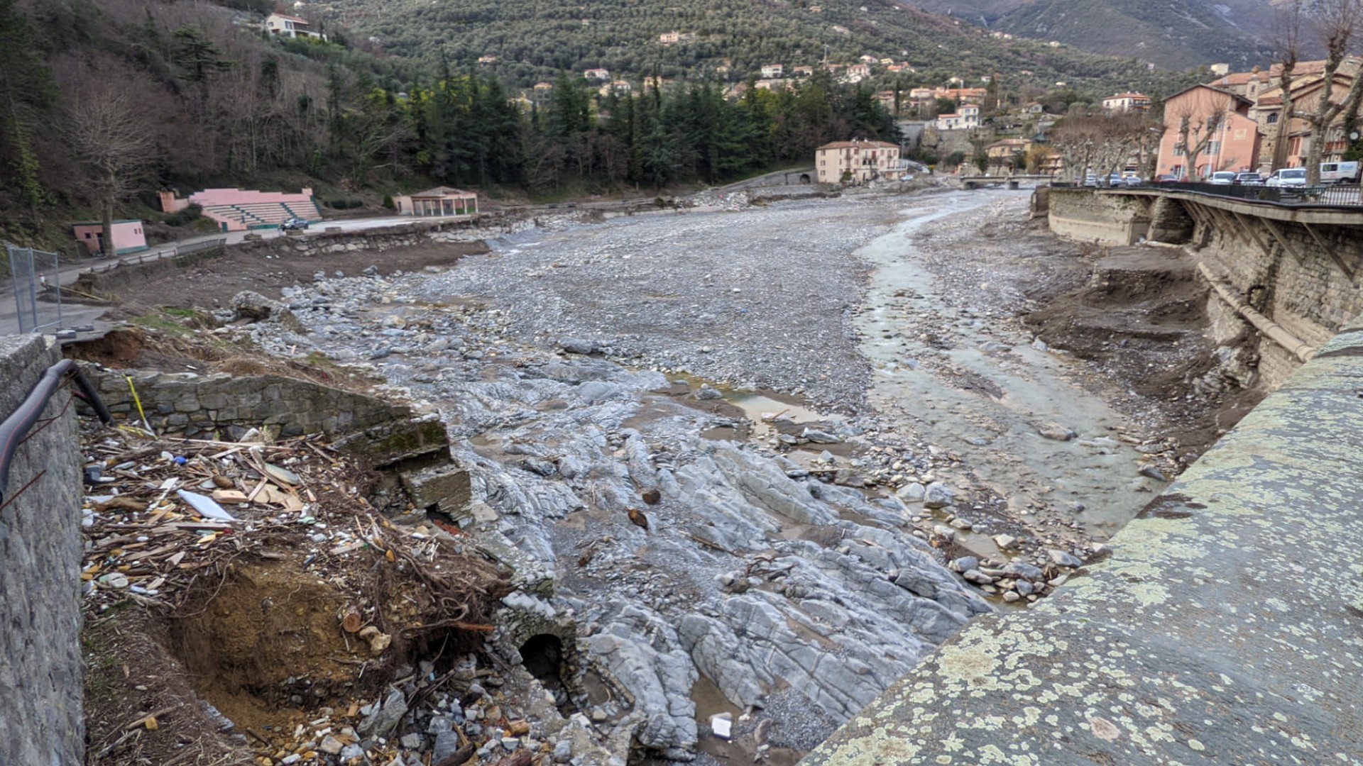 AVANT APRES. Dans la vall e de la Roya la m tamorphose des axes