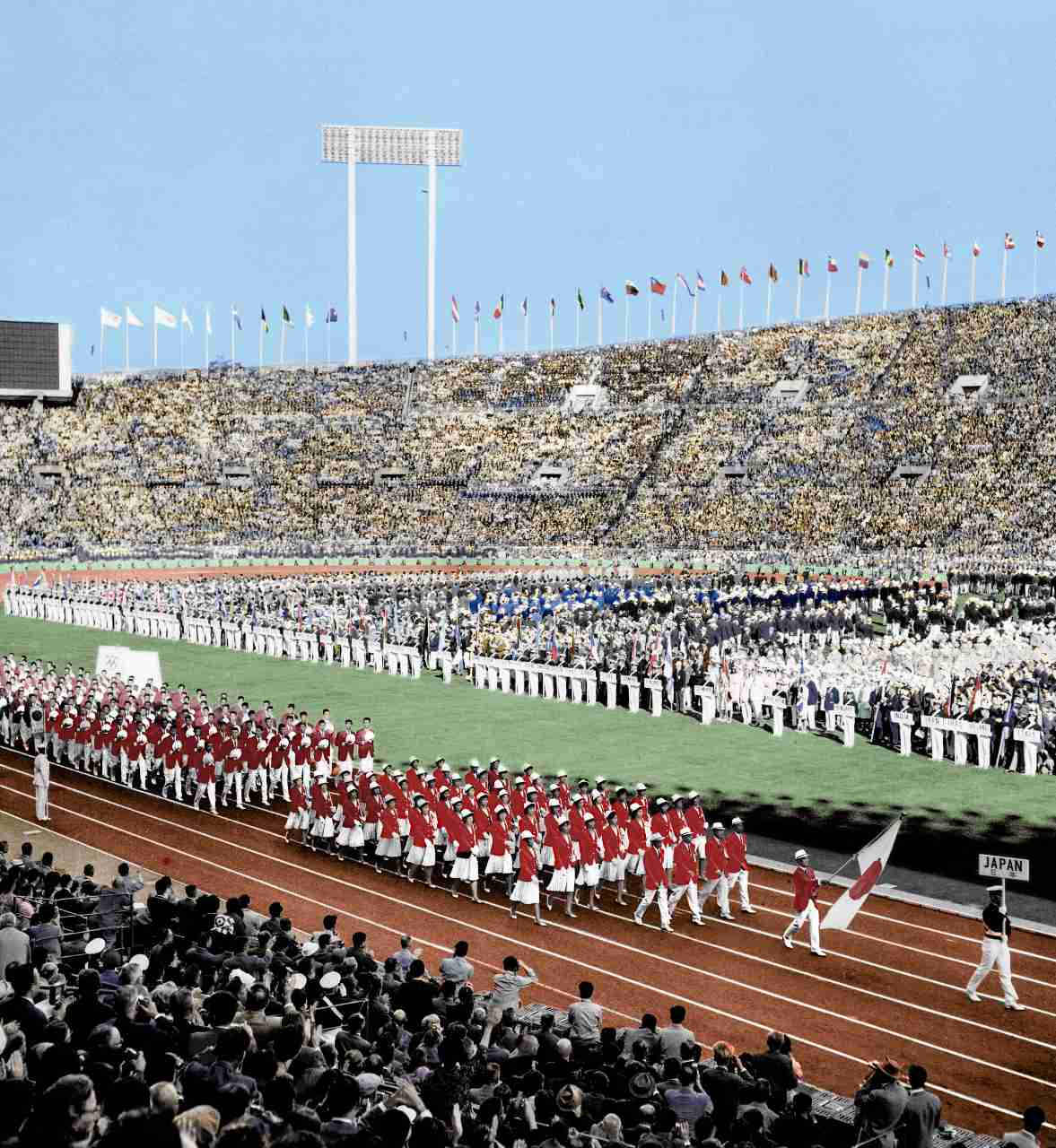 1964東京オリンピック開会式入場券場とバッジ - 記念グッズ