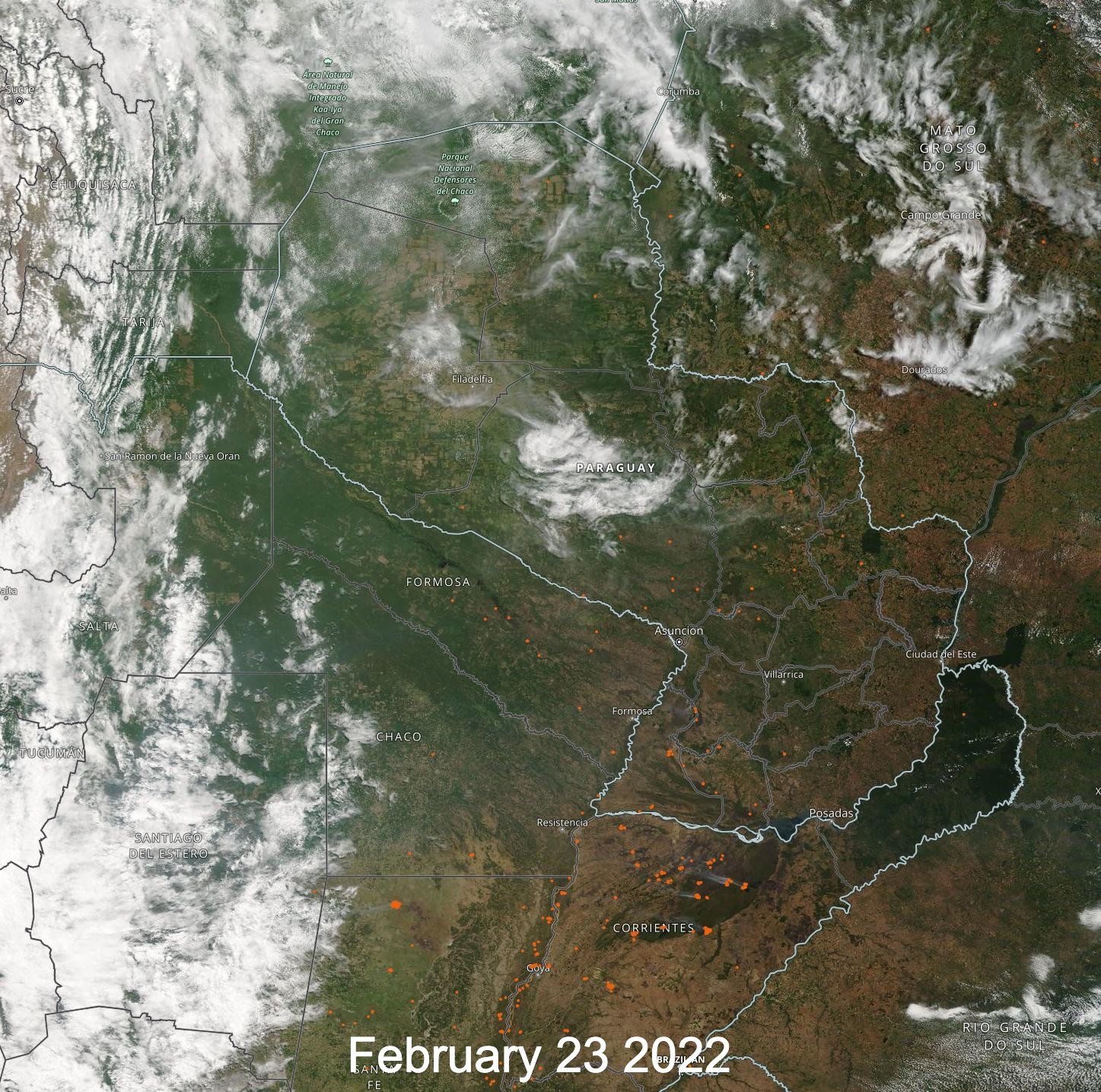 South America sees record wildfire activity in early 2022 Copernicus