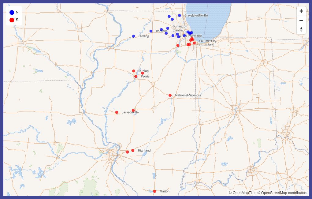 map visualization