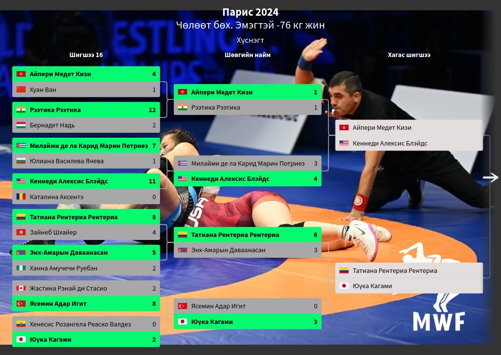 tournament visualization