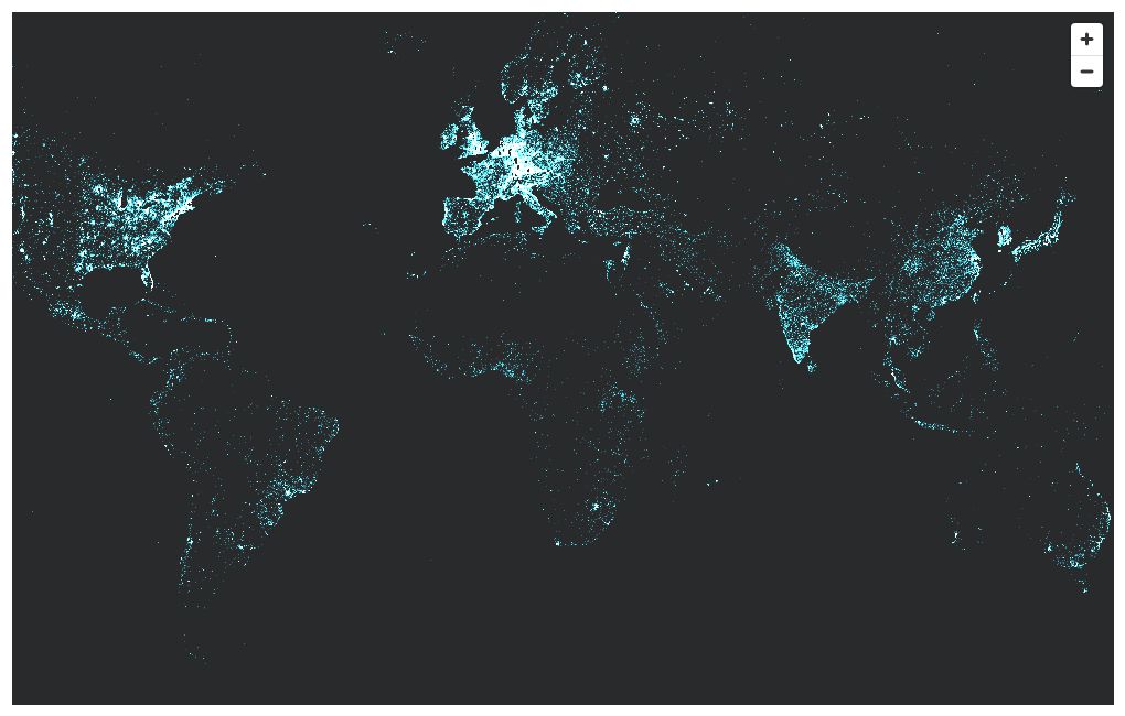 visualización de mapa