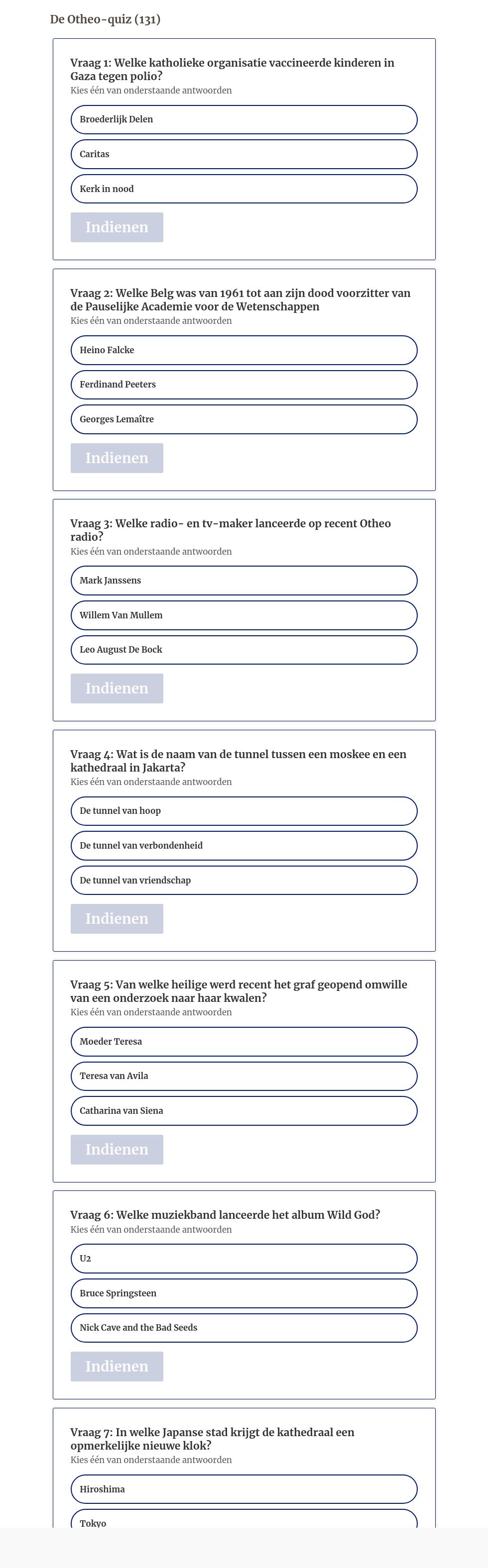 quiz visualization