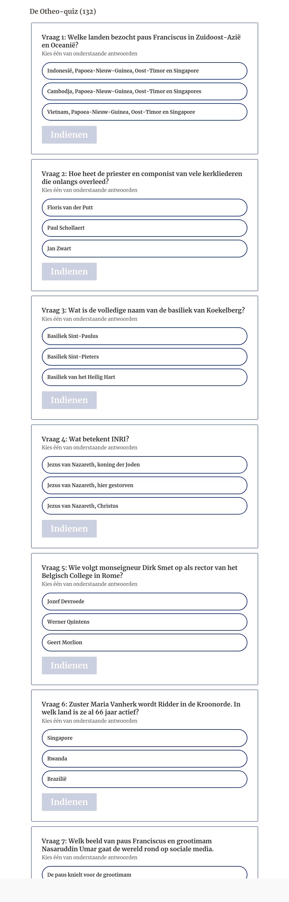 quiz visualization