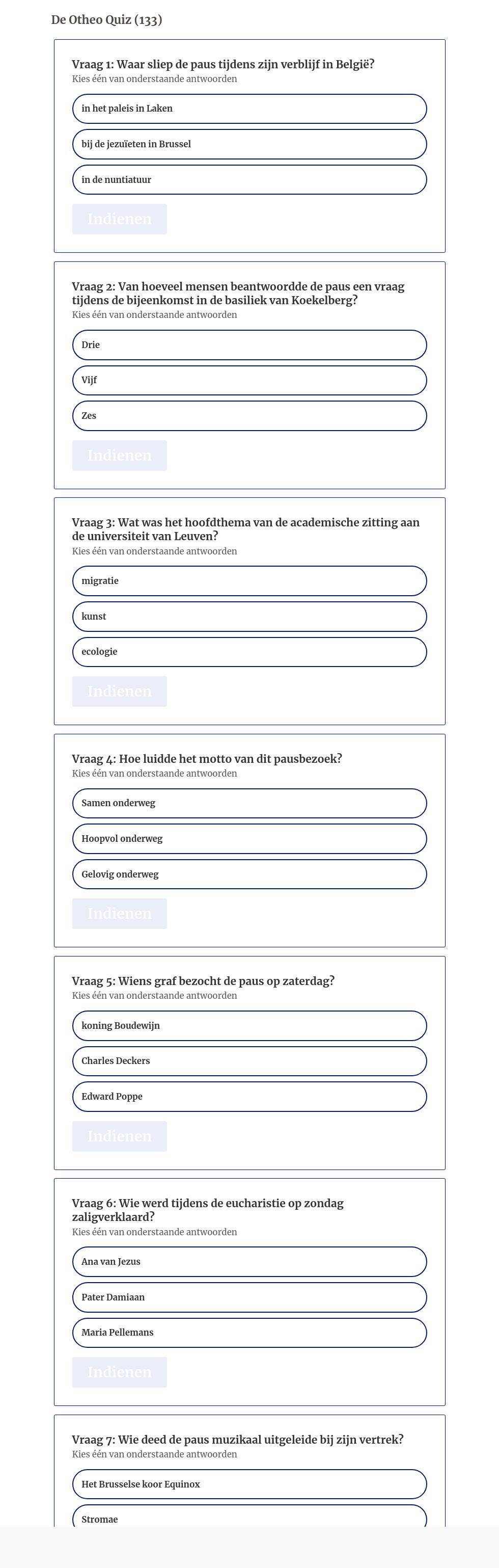 quiz visualization