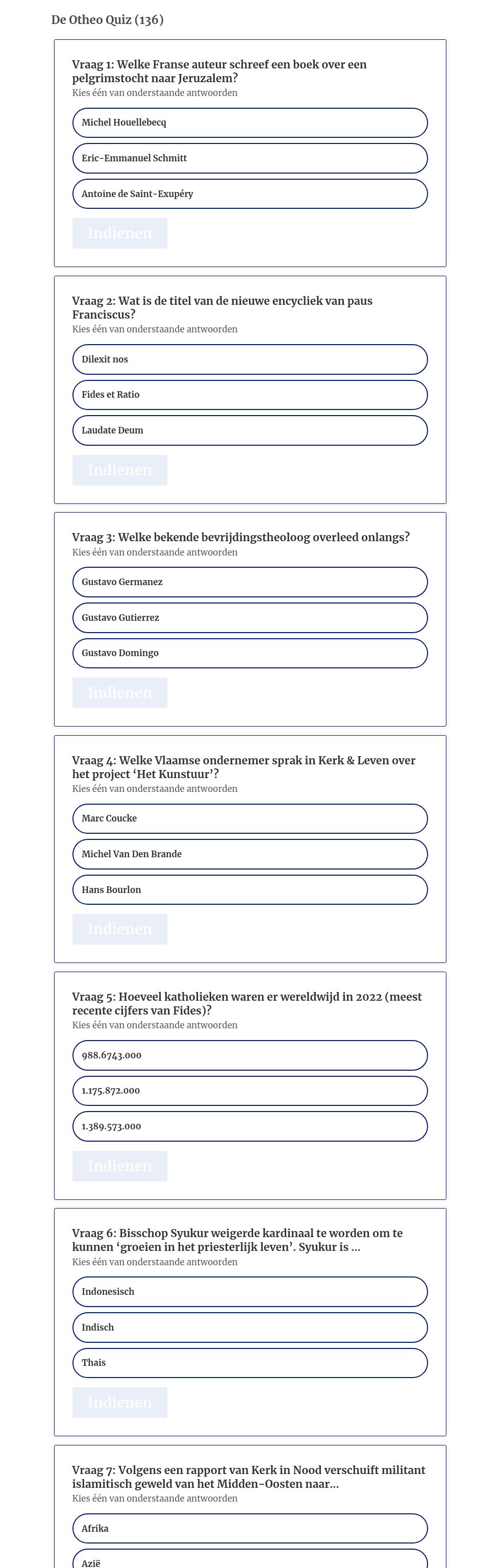 quiz visualization