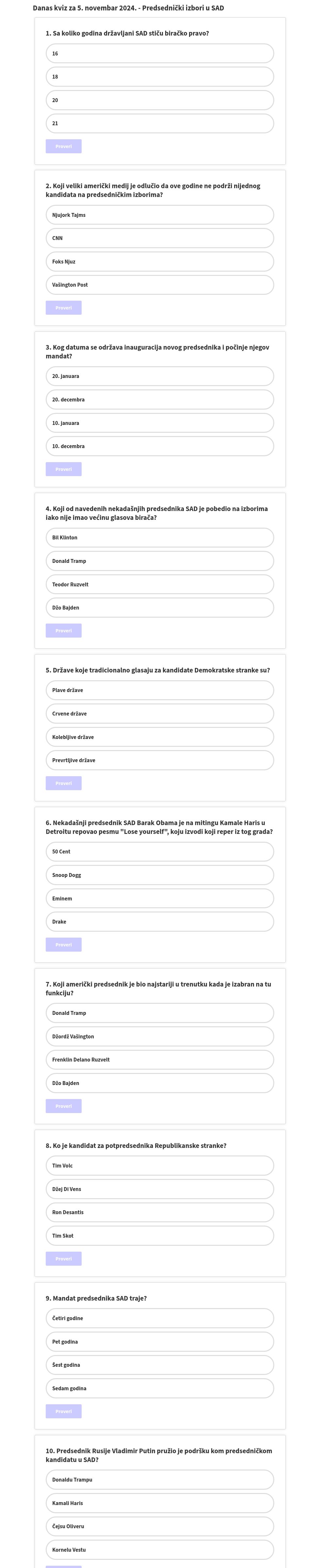 quiz visualization